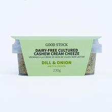 Load image into Gallery viewer, Dill &amp; Onion Cashew Cream Cheese (230g)
