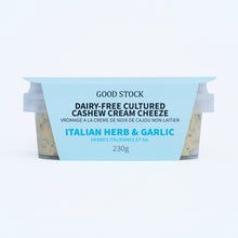 Load image into Gallery viewer, Italian Herb &amp; Garlic Cashew Cream Cheese (230g)
