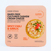 Load image into Gallery viewer, Spicy Chili &amp; Garlic Cashew Cream Cheese (230g)
