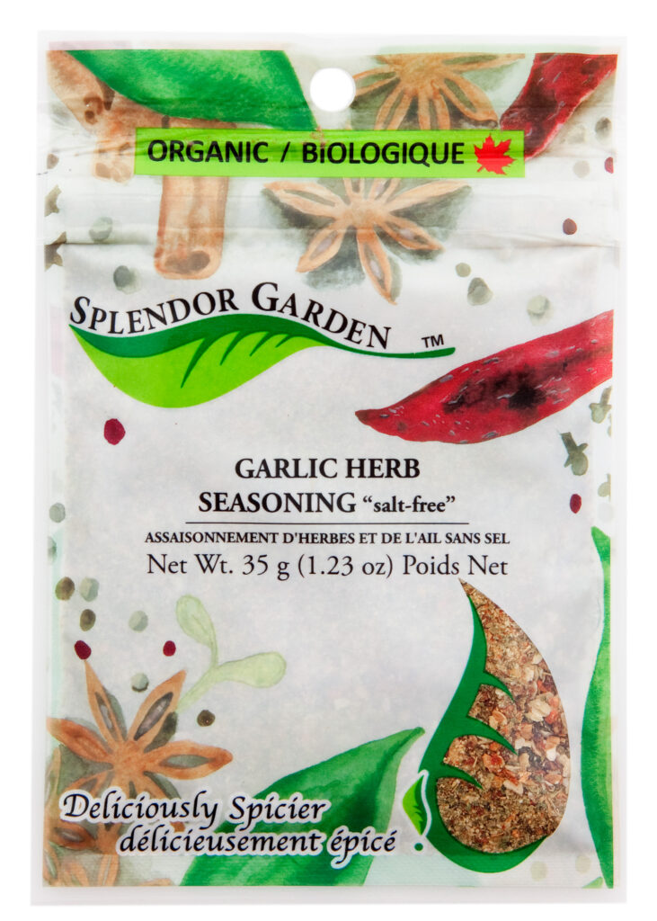 Organic Garlic Herb Seasoning 'salt free'