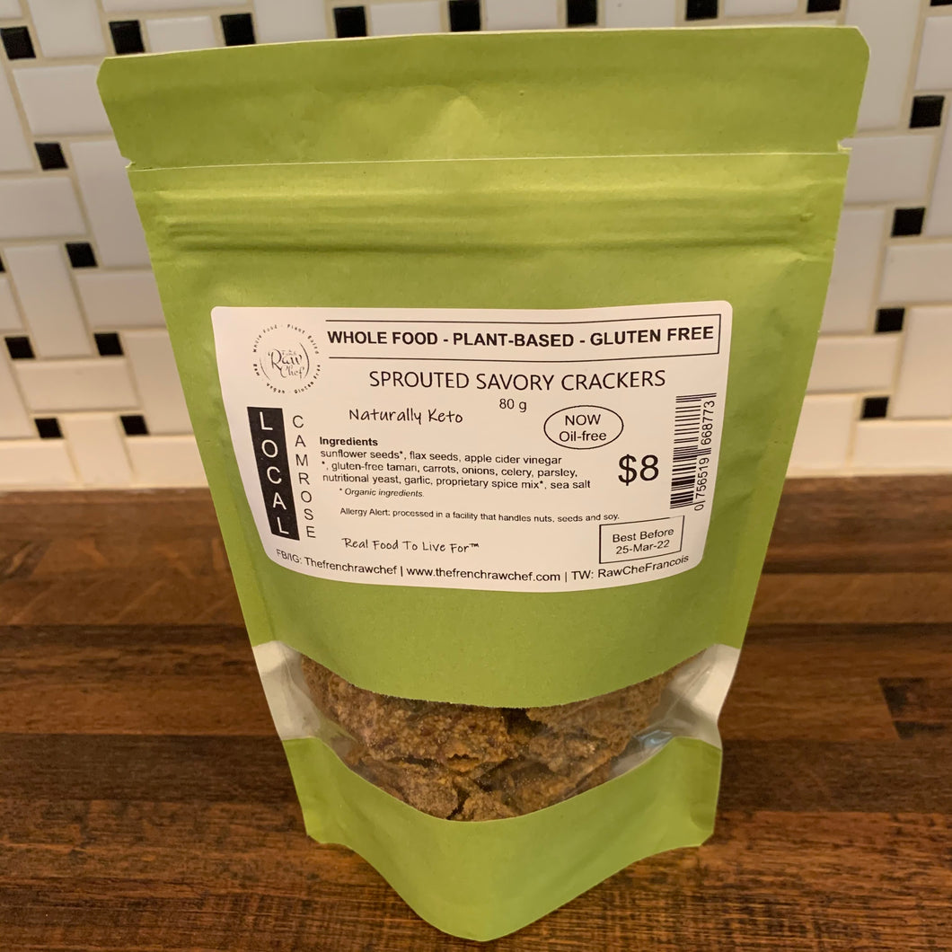 Sprouted Savory Crackers (80g)