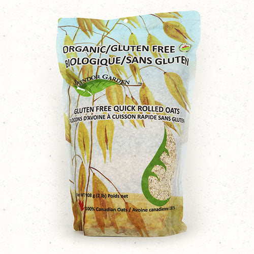 Organic Gluten Free Quick Rolled Oats (908g)