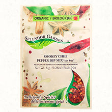 Load image into Gallery viewer, Organic Smokey Chili Pepper Dip Mix &#39;salt free&#39;
